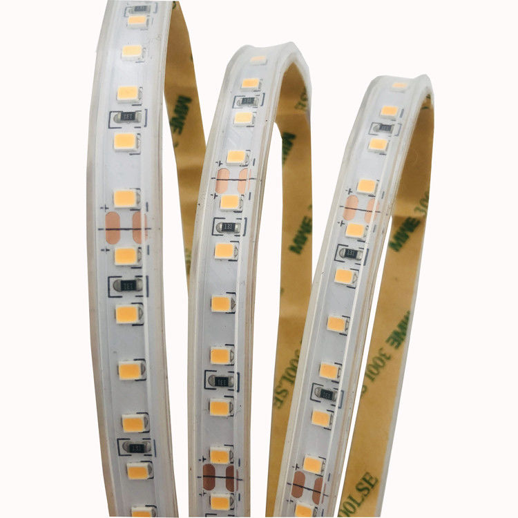 3000K 4000K 6500K 12 Volt LED Dải ánh sáng linh hoạt 24V SMD2835 Chạy nước 2 màu thông minh kép