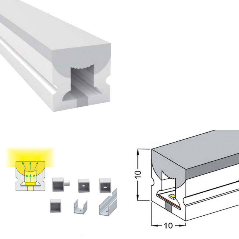 led flexibel đèn neon 24V clip nam châm cài đặt dải 3000K đèn tuyến tính neon led