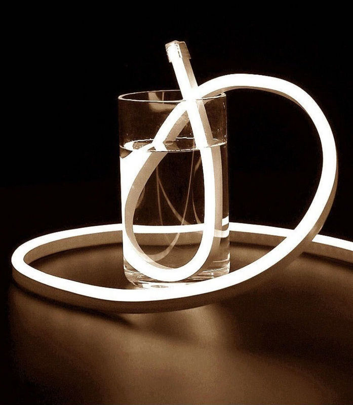 Đèn Neon Rope Light Flex Tube chiếu sáng uốn cong phía trên 24V silicone flex led dây neon