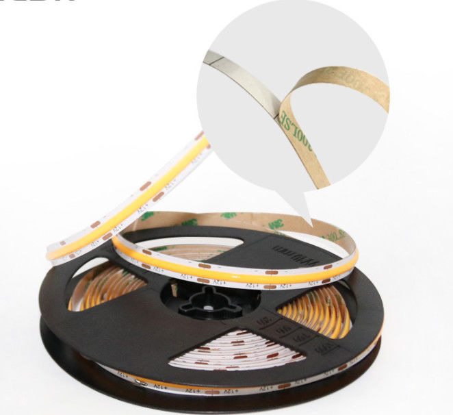 Dải đèn LED COB có thể điều chỉnh độ sáng 2 màu 2700-6500K Độ sáng cao 12V 10W
