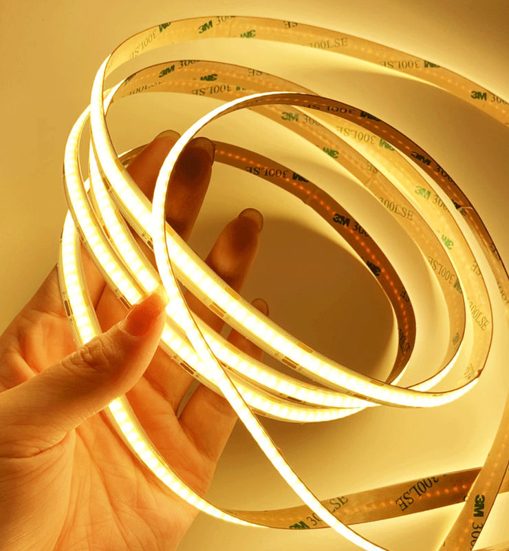 Đèn LED COB hai màu 24V Thay đổi Trắng ấm Trắng mát 12W