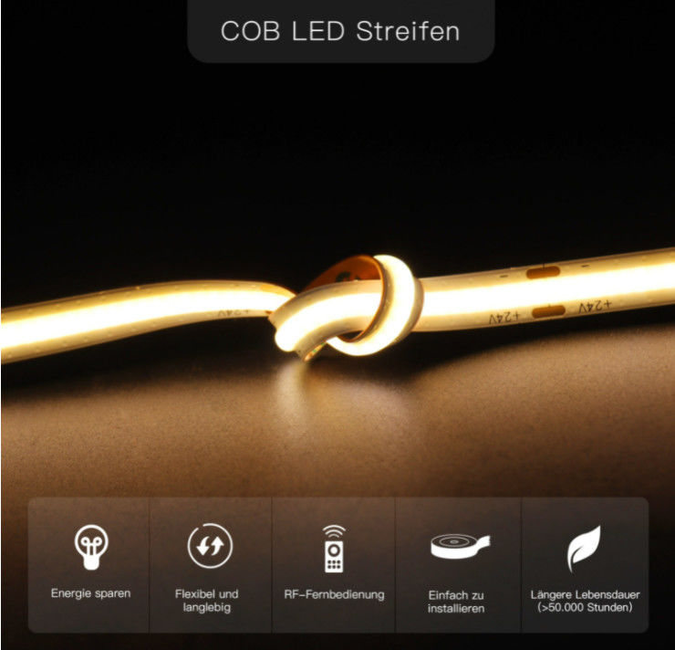 IP20 IP65 LED COB Light Thyristor Thay đổi màu đôi có thể điều chỉnh độ sáng 24V 14.4W