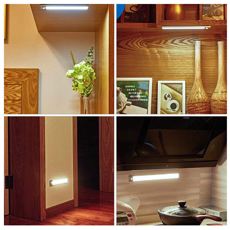 Màu trắng ấm có thể điều chỉnh độ sáng dưới tủ Đèn led dải 3 công tắc trượt nhiệt độ màu