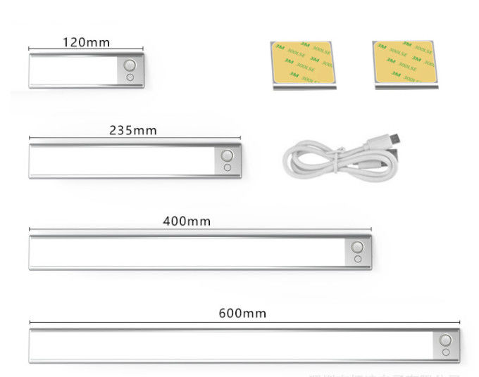 Đèn dải LED có thể điều chỉnh độ sáng 3 màu dưới tủ có màu trắng ấm 2700K Trắng mềm 3000K