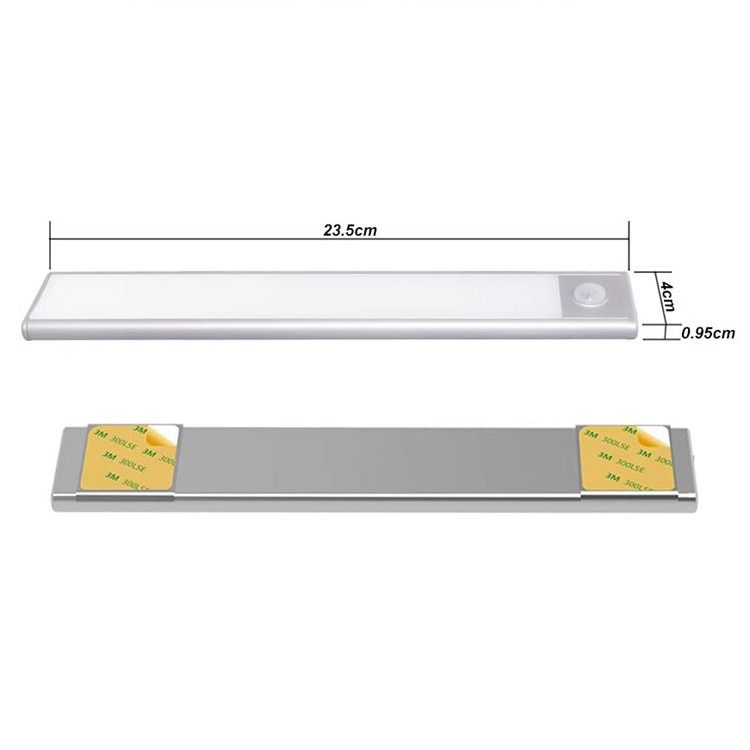 Màu trắng ấm có thể điều chỉnh độ sáng dưới tủ Đèn led dải 3 công tắc trượt nhiệt độ màu