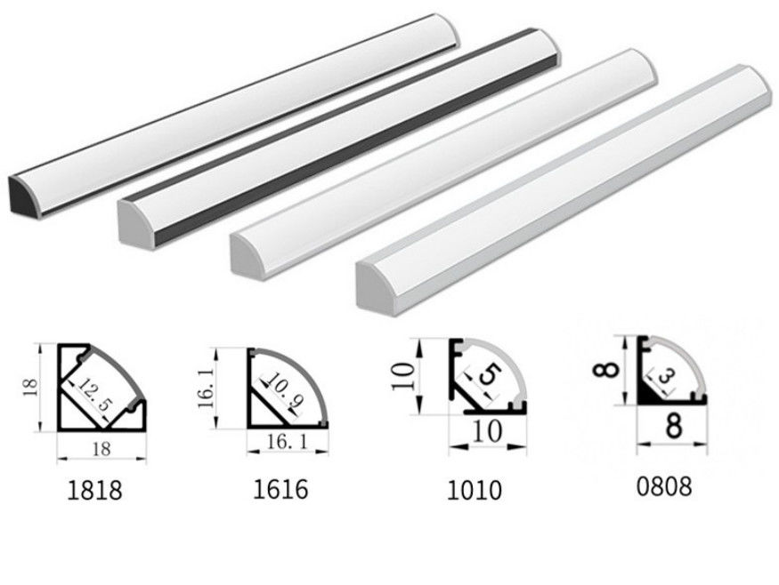 5W 8W 10W 12W 14.4W Dưới kệ Đèn LED chiếu sáng loại V cho kệ bếp