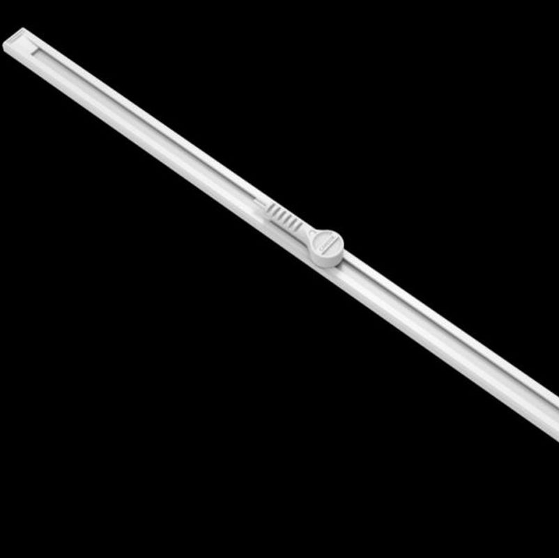 Đường ray đèn LED siêu mỏng Đường ray màu đen trắng xám cho đèn LED kệ
